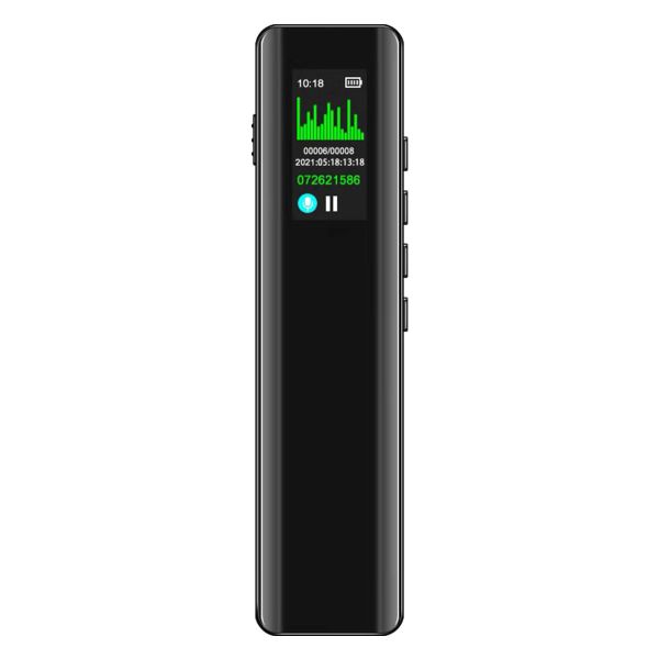 Players 8 GB Digital Voice Recorder Sprachaktivierter Recorder Diktiergerät MP3-Player 3072 KBPS HD-Aufnahme Rauschunterdrückung Timing-Aufnahme