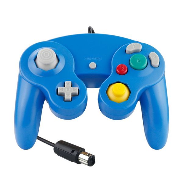 NGC Kablolu Oyun Denetleyicisi Gamepad Nintendo için Joystick NGC Konsolu GameCube Wii U Uzantı Kablosu Turbo Dualshock 10 Renk Stok Dropshipping