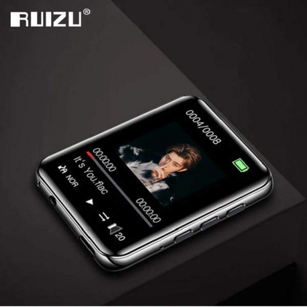 Player Neuer RUIZU M4 Tragbarer Mini-Bluetooth-MP3-Player 1,8-Zoll-Voll-Touchscreen FM-Radio Ebook Schrittzähler Video-Player HiFi-Musik-Player