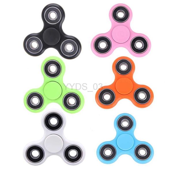 Finger Toys Tri-Spinner Fidget Toy Hand Spinner Ansia Sollievo dallo stress yq240227