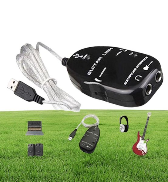 o Pedale effetti per chitarra Cavo di collegamento interfaccia chitarra a USB Registrazione PCMAC con driver CD Accessori per parti di chitarra8552378