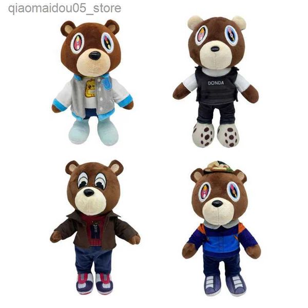 Plüschpuppen Neues Kanye-Teddybär-Plüschtier, gefülltes Stofftier, Abschlussbärenpuppe, Abschluss-Teddybär, Stofftier, Bärenpuppe Q240227