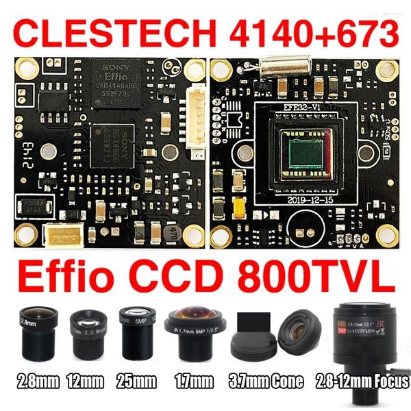 Модуль камеры Real 800TVL Sony CCD Effio HD Чип Печатная плата 32 32 мм PAL/NTSC Мини-монитор OSD-кабель