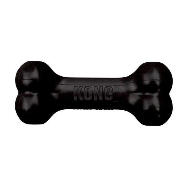 Giocattoli KONG Extreme Goodie Bone Osso per cani in gomma durevole per masticatori potenti Articoli per animali Calcio Dock nero Animali domestici Accessori per cani Giocattolo