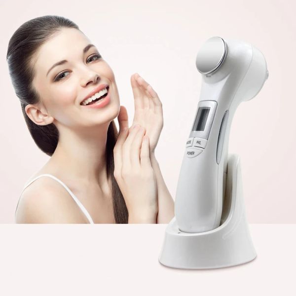 Geräte 6 in 1 Elektroporation Gesichtsmassagegerät RF EMS Hautstraffung Maschine LED Photon Gesichtsmesotherapie Face Beauty Lifting Geräte