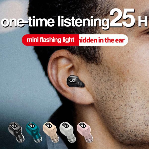 Yeni M5 Bluetooth Mini Dijital Ekran Kulak Sporları ve İş Kulaklıkları