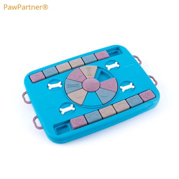 Spielzeug PawPartner Interaktives Puzzle-Spielzeug für Hunde, um sie zu beschäftigen Level 2,3 Spiel gegen Langeweile für intelligente Haustiere Slow Feeder