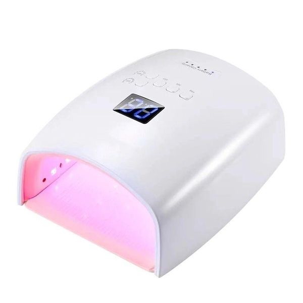 Nageltrockner, wiederaufladbar, rotes Licht, UV-48 W, kabellose Maniküre, eingebauter 7800 mAh-Akku-Trockner, S10 kabellose LED-Nagellampe 220607 Drop Del Dhpic