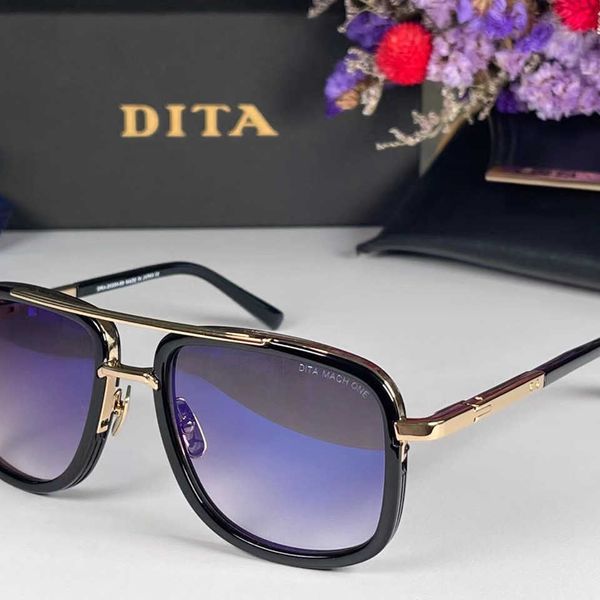 Dita designer óculos de sol di óculos de sol homem vôo clássico moda também óculos ao ar livre praia unisex dit titânio puro drx20300 estilo estrelaEquipado com myo