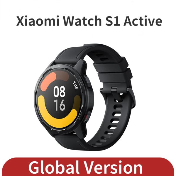 Uhren Xiaomi Watch S1 Active 1,43 AMOLED-Display Bluetooth Telefonanrufe GPS Mi Smartwatch Blutsauerstoff 12 Tage Akku Globale Version