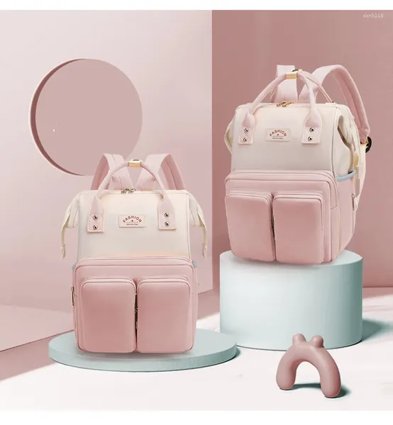 Schultaschen, modische Mama-Tasche, multifunktionaler Mutter-Baby-Rucksack mit großer Kapazität