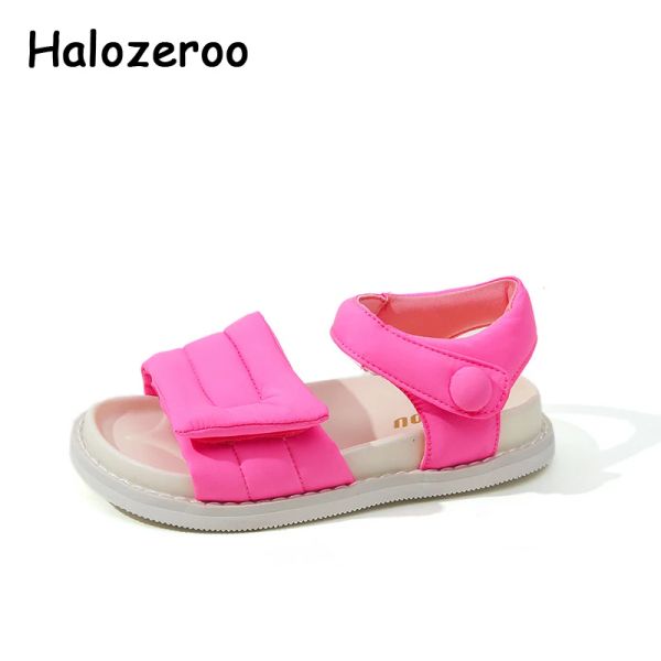 Outdoor New Summer Kids Sandali da spiaggia Neonate Scarpe di marca rosa Bambini Sandali da principessa Ragazzi Scivoli morbidi alla moda Scarpe eleganti