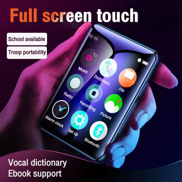 Altoparlanti Il più recente X5 Full HD Touch Screen a colori da 2,5 pollici Bluetooth 5.0 Altoparlante incorporato Lettore MP3 Lossless Music HIFI