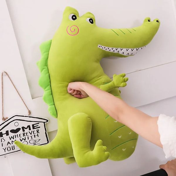 2024 SPEDIZIONE FREE SPEDIZIONE DOTTO CROCODILE CRODILE PUNSH PLUSH PULLI CROCODILI CUSTI SPETLE CUSCHIO DORMI BAMBINI GIOCHI