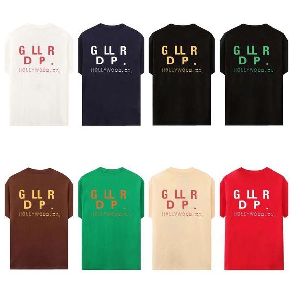 Designer of Galleries T-Shirts T-Shirts Luxusmode T-Shirts Herren Damen T-Shirts Marke Kurzarm Hip Hop Streetwear Tops Kleidung Kleidung Größe sd