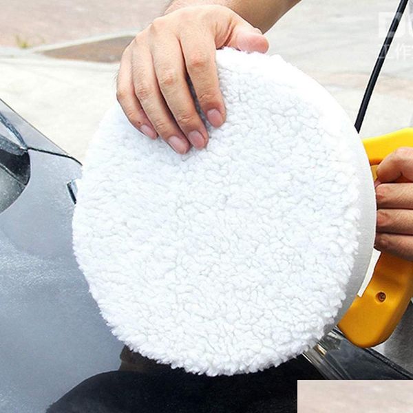 Автомобильная мойка 8 шт. 9 10 дюймов полировальная подушечка из микрофибры буфер для мытья воском рукав капот полировка капот для аксессуары для уборки дома Dro Dhbsv