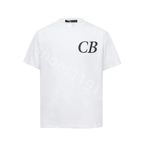 Cole Buxton Designer T-Shirt Magliette da uomo Summer Spring Green Green Grey Bianco Maglietta grafica Tee Maglietta Donne Taglie di grandi dimensioni Slogan Slogan Top 7151