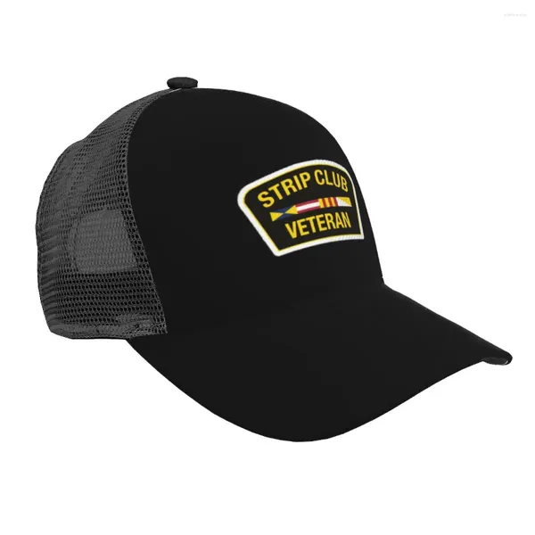 Ball Caps Sommer Unisex Baseball Cap Männlich Weiblich Atmungsaktive Mesh Snapback Hut Strip Club Veteran Casual Sport