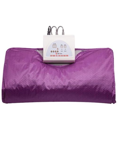 Modello 2 Zone Abete Sauna Infrarosso lontano Corpo Dimagrante Sauna Coperta Riscaldamento Terapia Borsa sottile SPA PERDITA DI PESO Corpo Detox Machin9584741