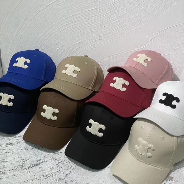 Lüks işlemeli beyzbol şapkası tasarımcı top kapakları erkek kadın kamyon şoförü şapka zirveye çıkmış kap sporları yaz gündelik güneş ışığı şapkaları retro klasik casquette güneş şapkası