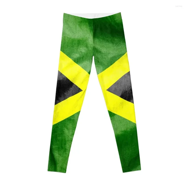 Aktive Hose, Jamaika-Flagge, Leggings, sportliche Damen, Fitnessstudio, Damen, Sportbekleidung, Legging, Push-Up-Strumpfhose für Damen
