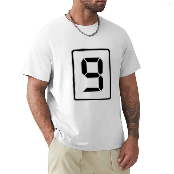 Regatas masculinas mr jogo e relógio número 9 camiseta roupas estéticas personalizado t camisa verão edição superior camisas para homem gráfico