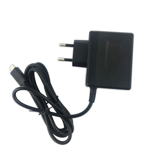 Carregadores 2X Original UE EUA Plug Gamepad Power Adapter para Nintend Switch NS Lite Console Adaptador AC USBC Typec Home Travel Carregamento rápido