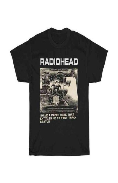 Radiohead T-shirt Männer Mode Sommer Baumwolle T-shirts Kinder Hip Hop Tops Arctic Monkeys Tees Frauen Tops Ro Boy Camisetas hombre T2209213771