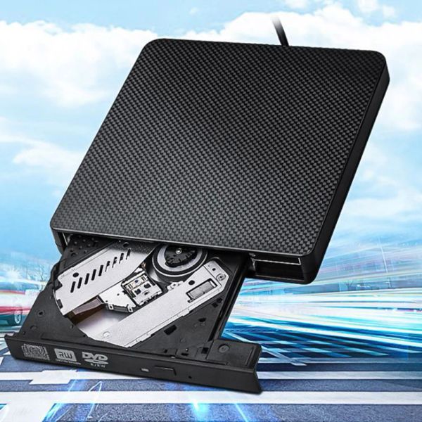 Casi Case USB 3.0 Typec Optical Drive Case 5 Gbps USB SATA DVD esterno DVD Play