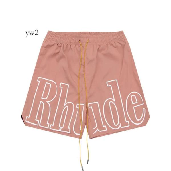 Mens Shorts Designer Shorts Rhude Shorts Verão Moda Praia Calças Homens de Alta Qualidade Street Wear Vermelho Azul Preto Roxo Calças Mens Swim Shorts Moda Tendência Rhude 5660