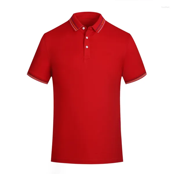 Polos masculinos respirável camisa polo unissex casual splice fino ajuste verão cor sólida camiseta topo 8222 #