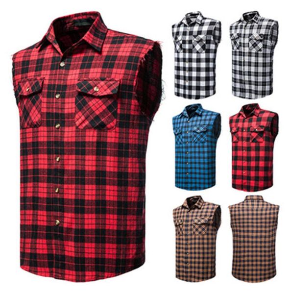 Uomo Bianco Rosso Maglietta Plaid Lunga Cerniera Posteriore Streetwear Swag Man Hip Hop Poliestere Skateboard Tyga Maglietta Top Tees Uomo Abbigliamento3474283