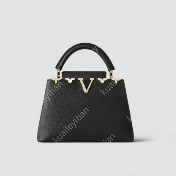 Borsa di design Totes Borsa a tracolla Borse da donna di lusso Moda Capucine BB Pelle di coccodrillo di grande capacità Solido Classico di lusso in metallo Vera pelle Logo 2024