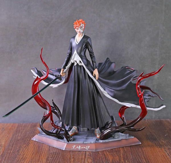 Bleach Ichigo Kurosaki 2nd Stage Hollow Ver Statue PVC Figure Collection Anime Model Toy Q07225966890