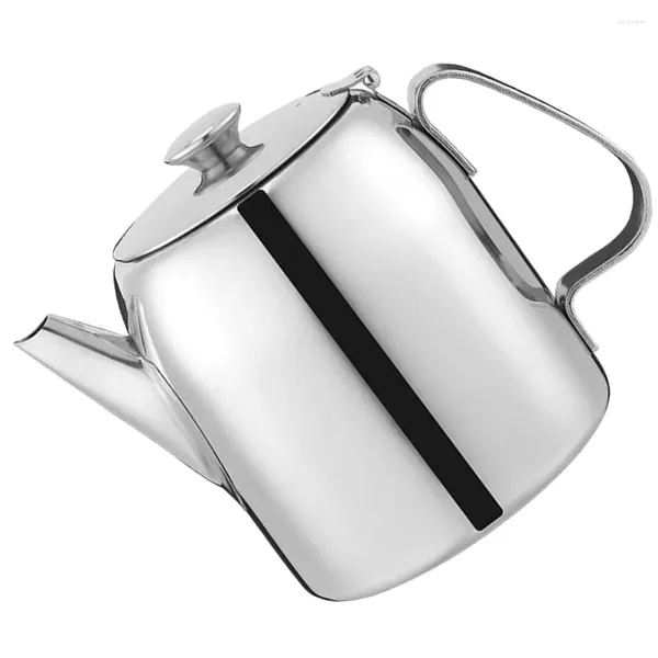 Wasserflaschen Edelstahl Wasserkocher Teekrug Kleine hohe Kapazität Metall Home Teekanne Reise Modern