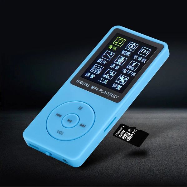 Плееры Портативный Mp3-плеер Мини-спортивный Mini Usb Hi-Fi Mp3 с экраном Sd-карта Mp3 FM-радио Диктофон Walkman Цифровой музыкальный плеер