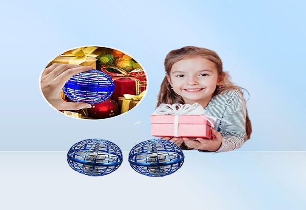 Bolas mágicas voando bola brinquedos orb mão controlada spinners com luzes rgb mini drones boomerang neba hoverball brinquedo seguro para o ammtd3688060