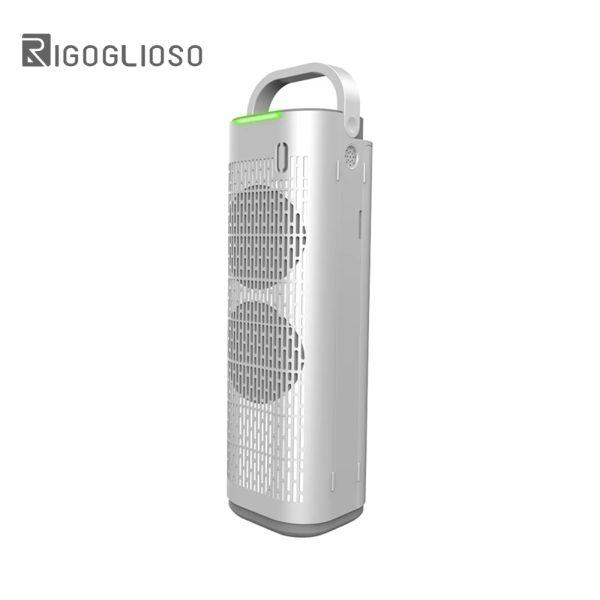 Lavadora Rigoglioso Purificador de ar de íon negativo para casa com filtro Hepa Filtro de ar lavável Filtro eletrônico PM2.5 Sensor Purificador de carro