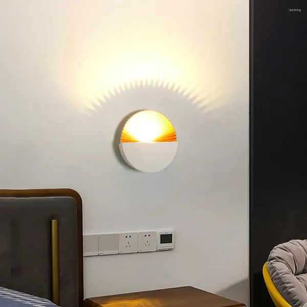 Wandleuchte COB fächerförmige Lampen EL Gästezimmer Wohnzimmer Rezeption Flur leuchtende Dekoration Heimlicht