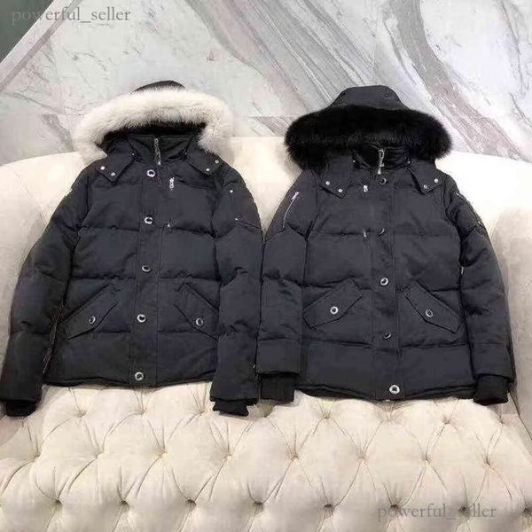 Herren Daunenparkas Jacke Pelzkragen Parka Winter Wasserdicht Weißer Entenmantel Mantel Mode Männer und Frauen Paare Mooses Knuckles Jacke Lässige Version 610