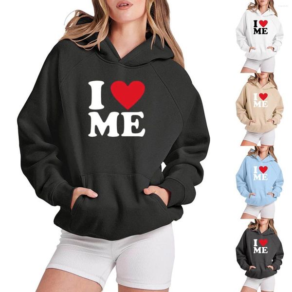 Hoodies femininos senhoras soltas carta impressão manga raglan moletom com capuz feminino zippe