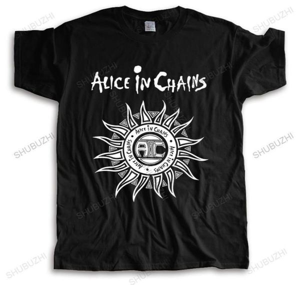 Herren-Oberteile mit Rundhalsausschnitt, modisches Baumwoll-T-Shirt Alice in Chains Sun Herren-Unisex-T-Shirt, lässig, lockerer Stil, größere Größe 2205052129147