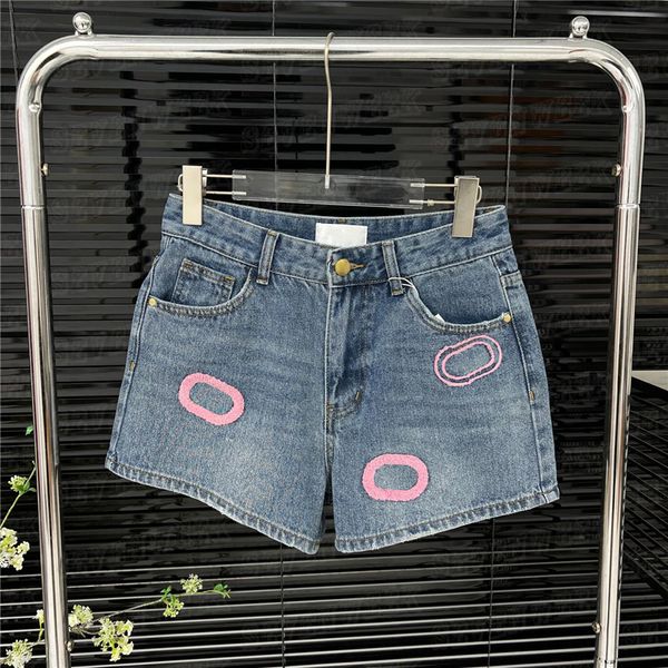 Handtuch Stickerei Shorts Hosen Damen Designer Jeans Sommer Denim Hose High Street Mini Shorts Für Mädchen