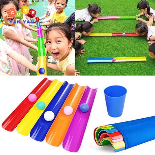 Giochi da esterno per bambini Giochi di sfida pipeline Adulti Attività di team building Bambini Formazione integrazione sensoriale Sport con palla giocattolo 240226