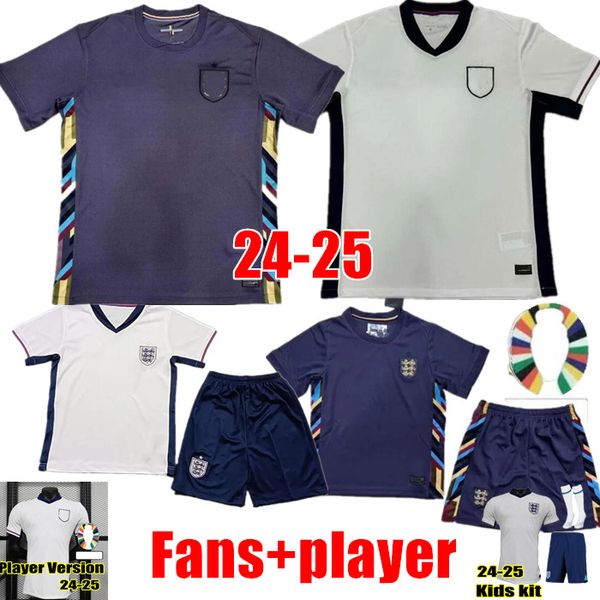 2024 25 KANE FODEN Fußballtrikots Heimnationalmannschaft Fußball Englands STERLING SAKA RASHFORD BARKLEY SANCHO MOUNT GREALISH Männer Kinder Kit Fußballtrikot Uniformen