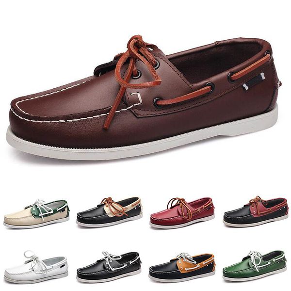 homens vestido sapatos respirável confortável treinadores populares lobo cinza rosa teal baixo triplo preto branco outono algodão macio azul mens trens sapatos GAI-23