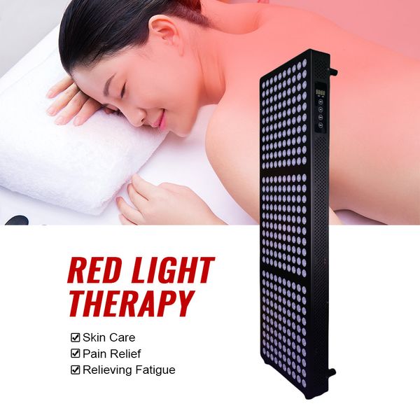 Macchina per terapia fotonica a LED 300-3600W 5 lunghezze d'onda Bellezza Cura della pelle Lampada per terapia fisica Attrezzatura per terapia a luce rossa a LED a infrarossi per tutto il corpo per alleviare il dolore