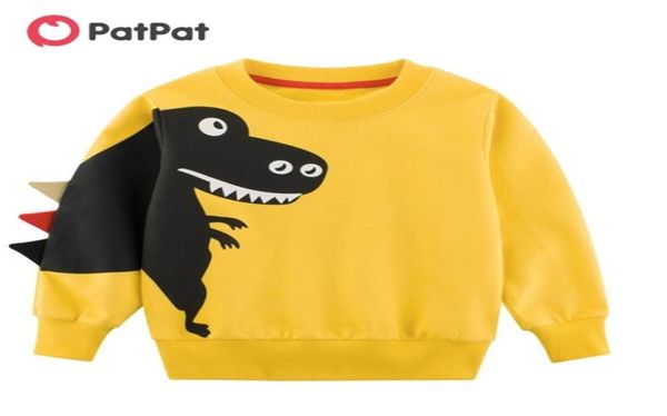 Frühling und Herbst Langarm-Sweatshirt mit Dinosaurier-Aufdruck für Kinder, Jungen, Oberteile, langärmelige Kleidung 2105283134598