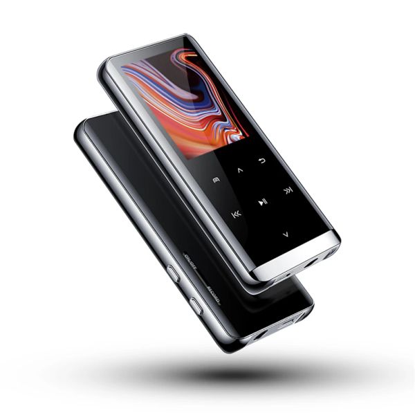Плееры Новейший MP4-плеер на базе Android, Bluetooth 5,0, сенсорный экран, HIFI-аудиоплеер, интеллектуальная запись с голосовой активацией и электронной книгой FM