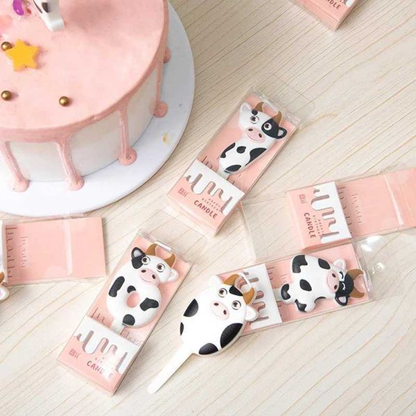 Velas 1 pc número 0-9 criança aniversário vela casamento sobremesa cupcake bolo festa suprimentos zodíaco vaca bolo topper animal cozimento decoração